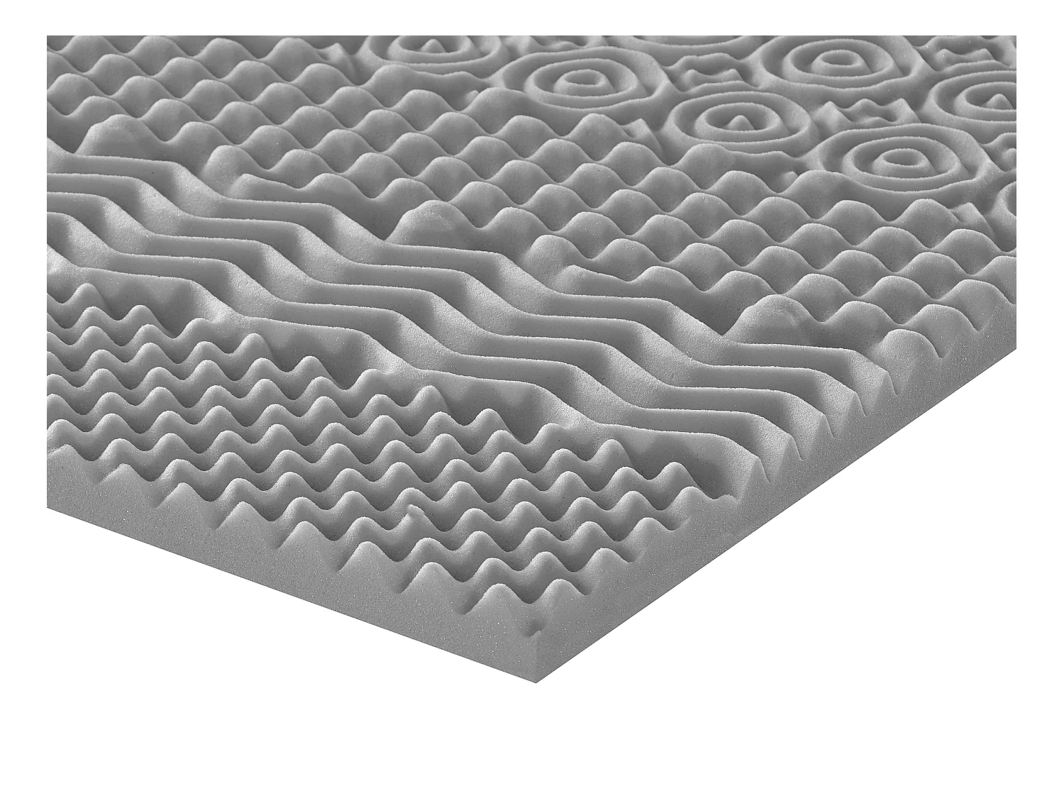 Topper de 140 x 190 con memoria de forma y carbón purificante de 5 cm - NISIDA de NATUREA