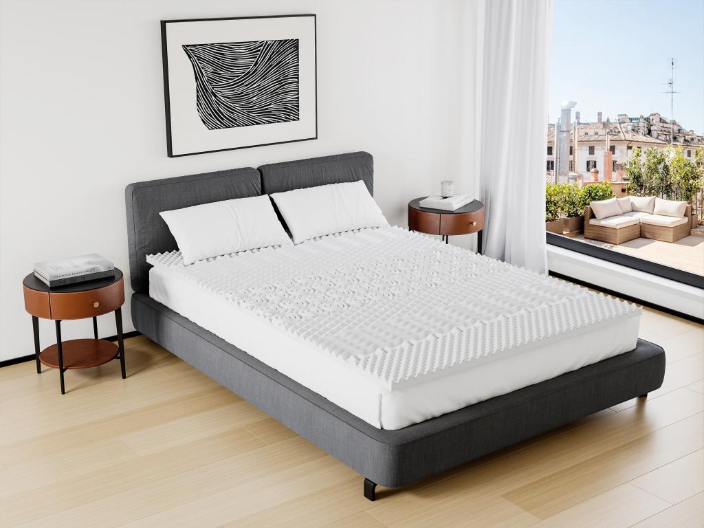 Topper - 140 x 190 cm - Memory Schaum - 7 Zonen - Stärke 5 cm - ARTISSA von günstig online kaufen