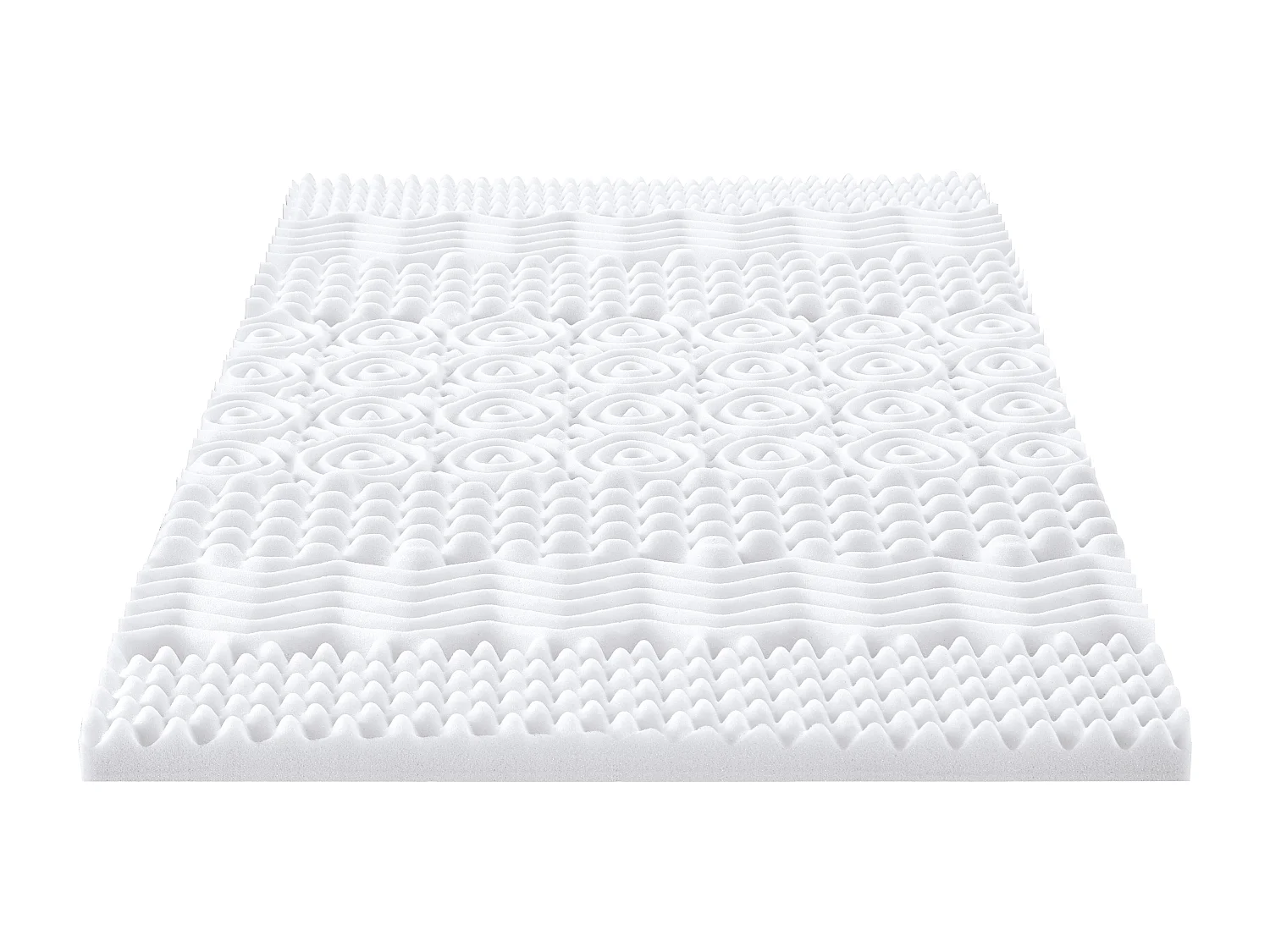 Surmatelas 160 x 200 cm mémoire de forme 7 zones ép.5cm - ARTISSA de YSMÉE