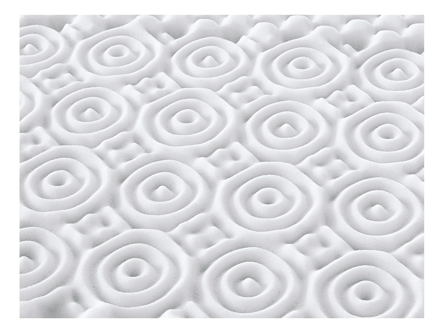 Dekmatras 160 x 200 cm, vormgeheugen met 7 zones, dikte 5 cm - ARTISSA van YSMÉE