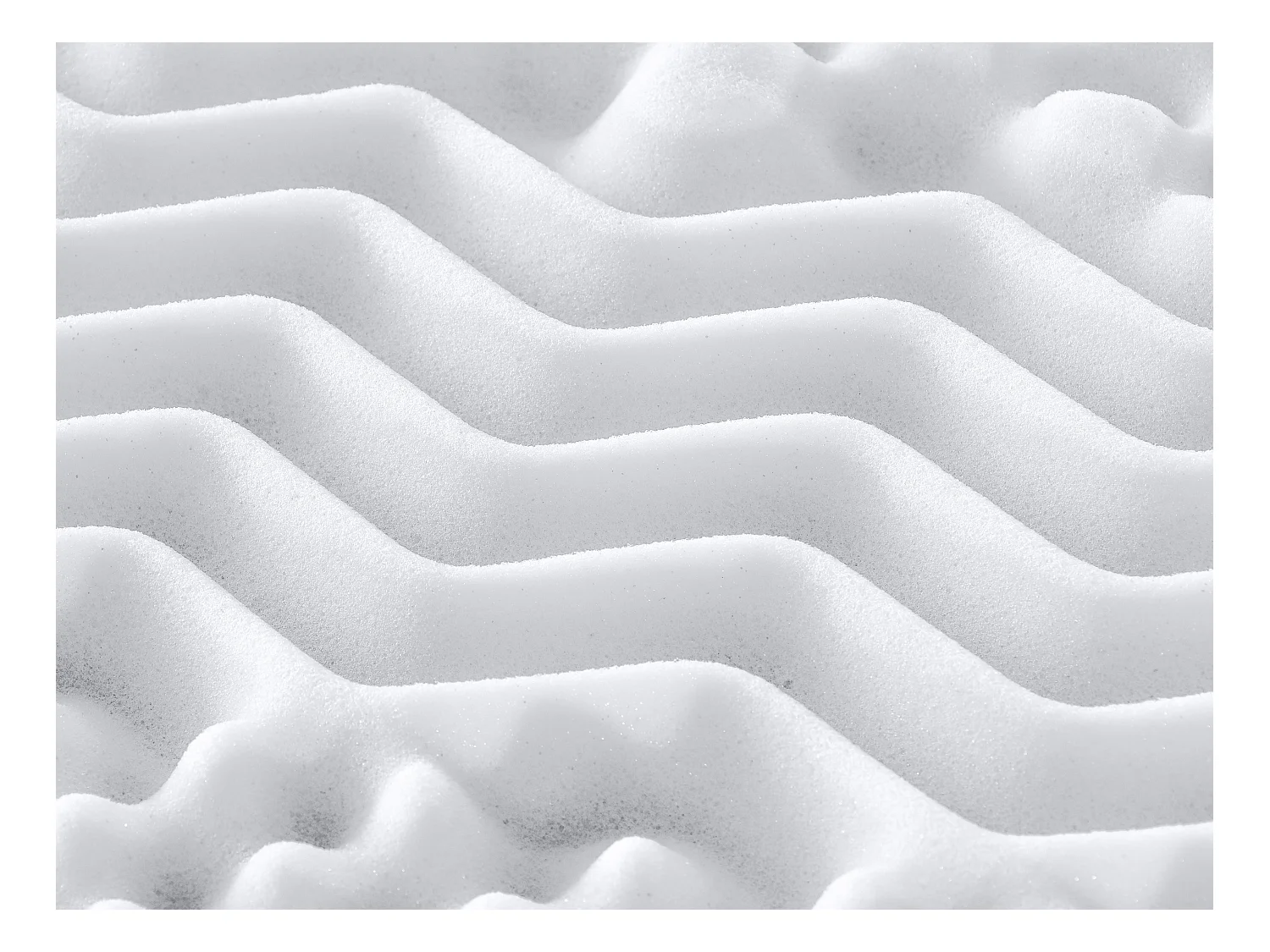 Dekmatras 160 x 200 cm, vormgeheugen met 7 zones, dikte 5 cm - ARTISSA van YSMÉE