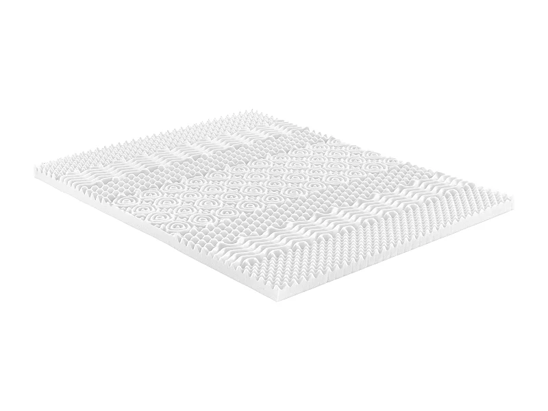 Surmatelas 160 x 200 cm mémoire de forme 7 zones ép.5cm - ARTISSA de YSMÉE