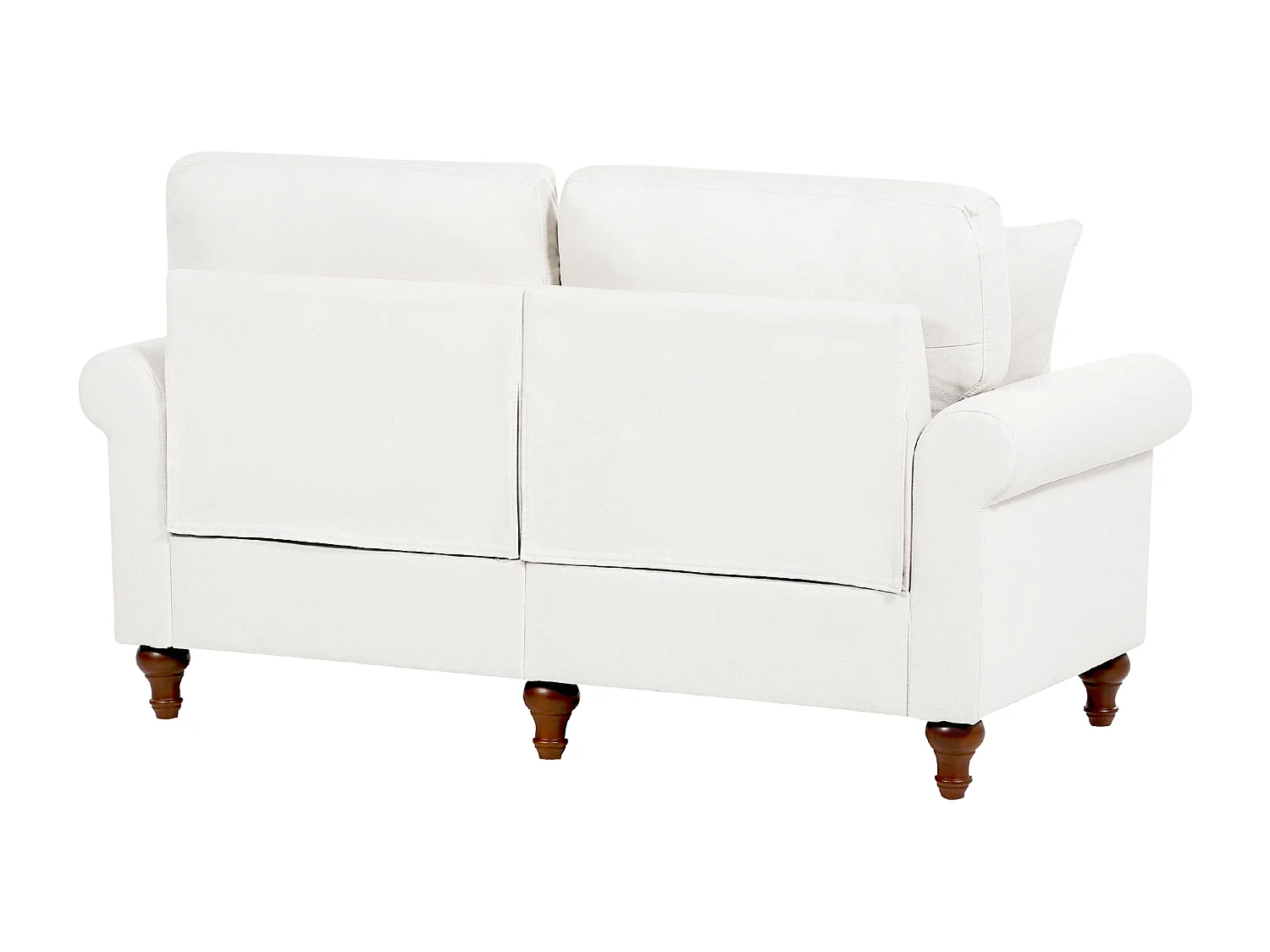 Sofa GINNERUP Stoff Cremeweiss 2-Sitzer