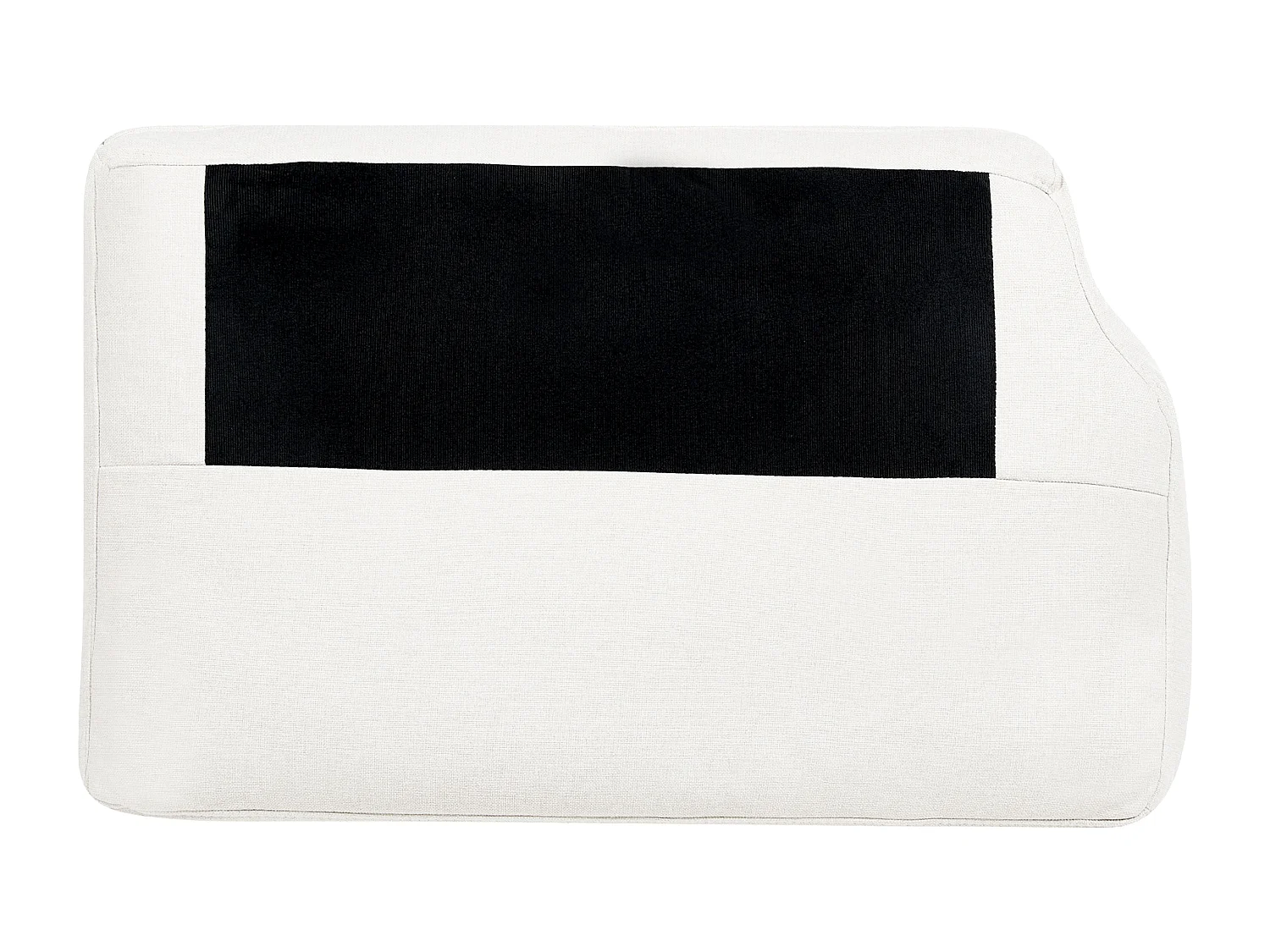 Canapé 2 places GINNERUP Tissu Blanc cassé