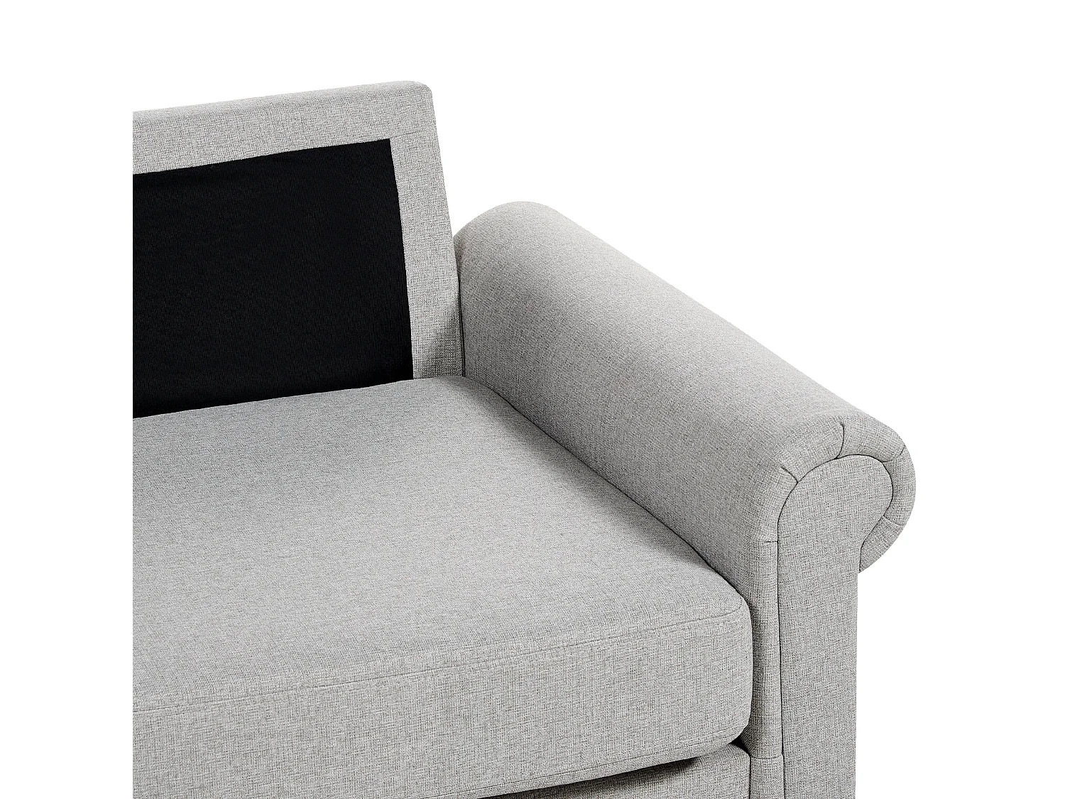 Divano GINNERUP Tessuto Grigio chiaro 3 posti