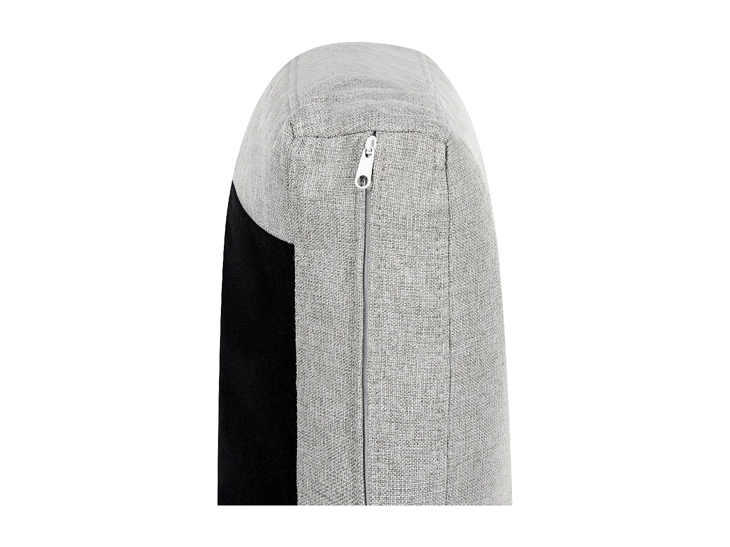 Canapé 2 places GINNERUP Tissu Gris clair