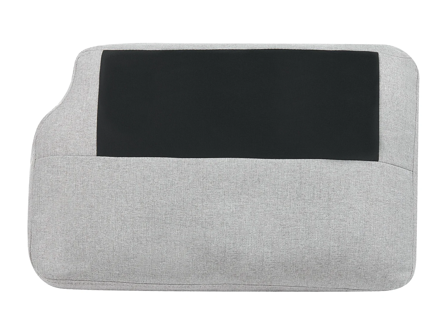 Canapé 2 places GINNERUP Tissu Gris clair