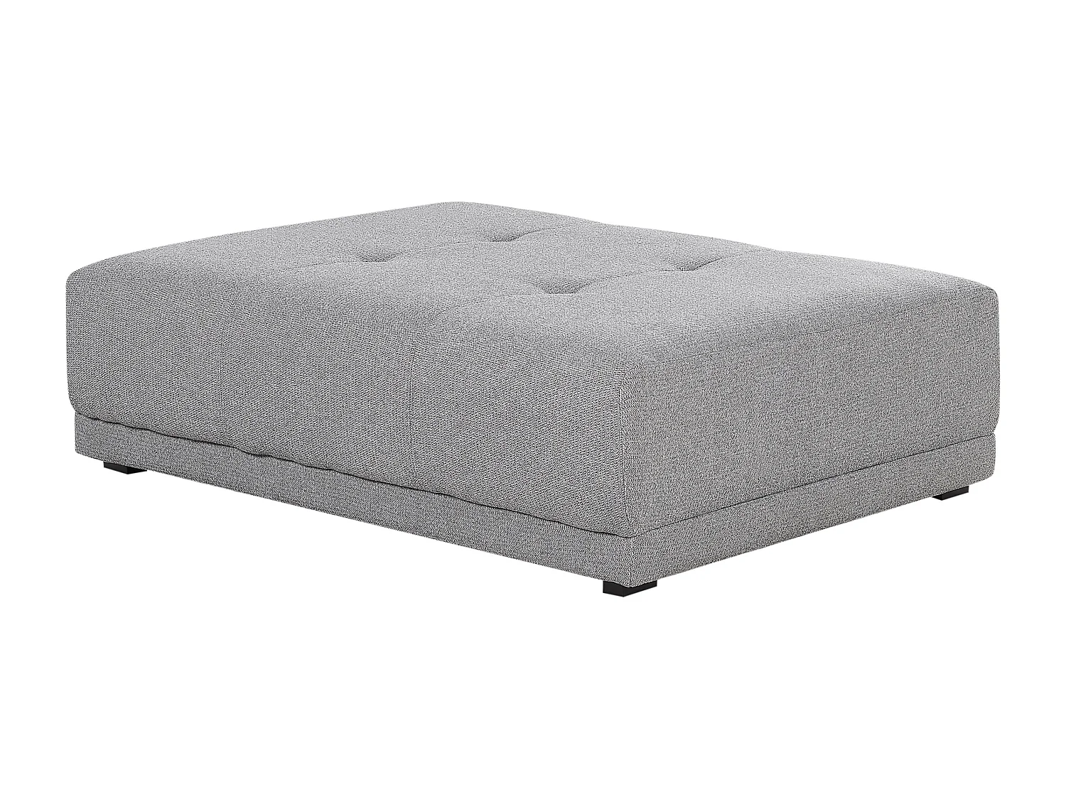 Ottomaan TORPO Stof Grijs