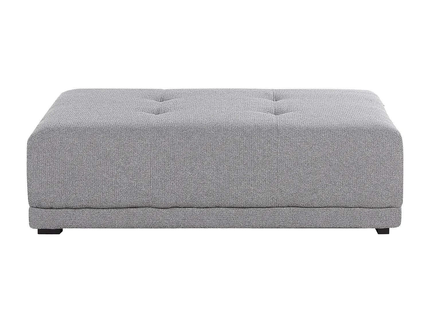 Ottomaan TORPO Stof Grijs