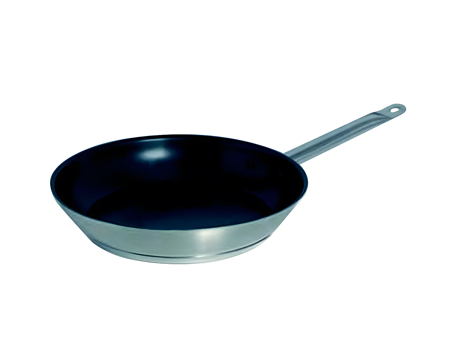 Poêle antiadhésive en inox de 40 cm