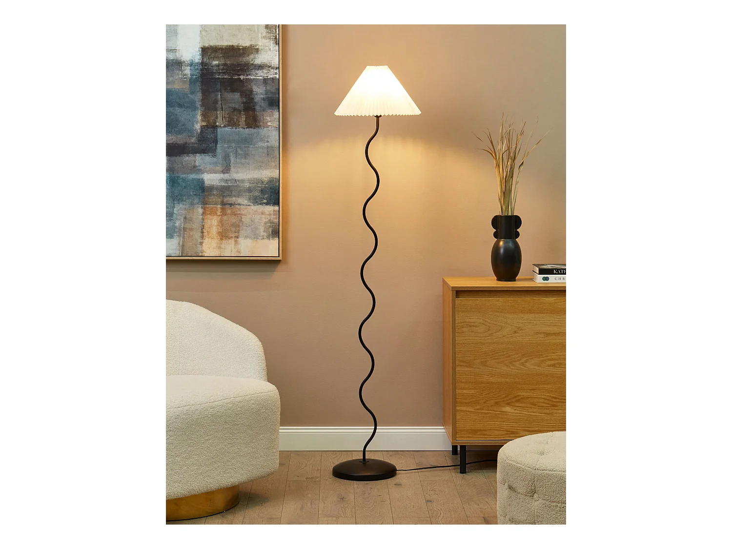 Lampadaire JIKAWO Métal Noir