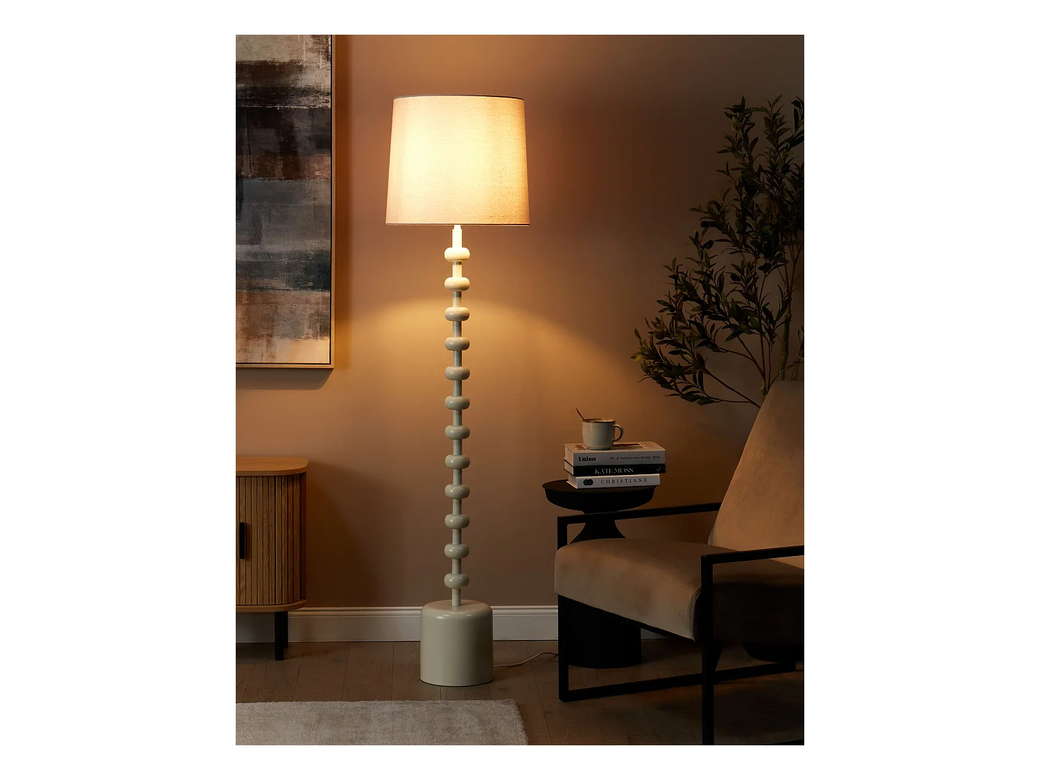 Stehlampe KRIOS Metall Weiss