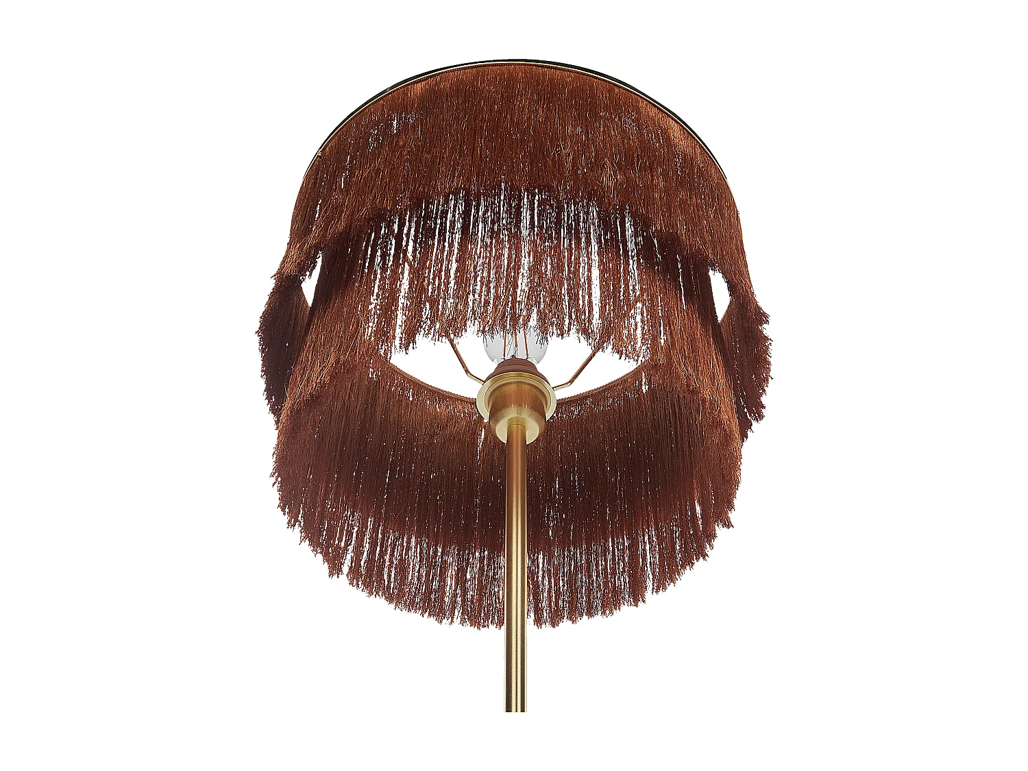 Stehlampe PERISTERI Metall Braun