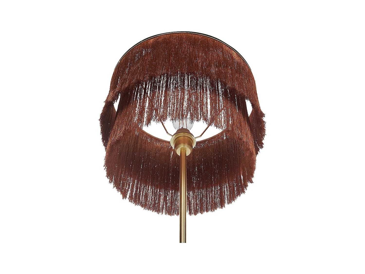 Staande lamp PERISTERI Metaal Bruin