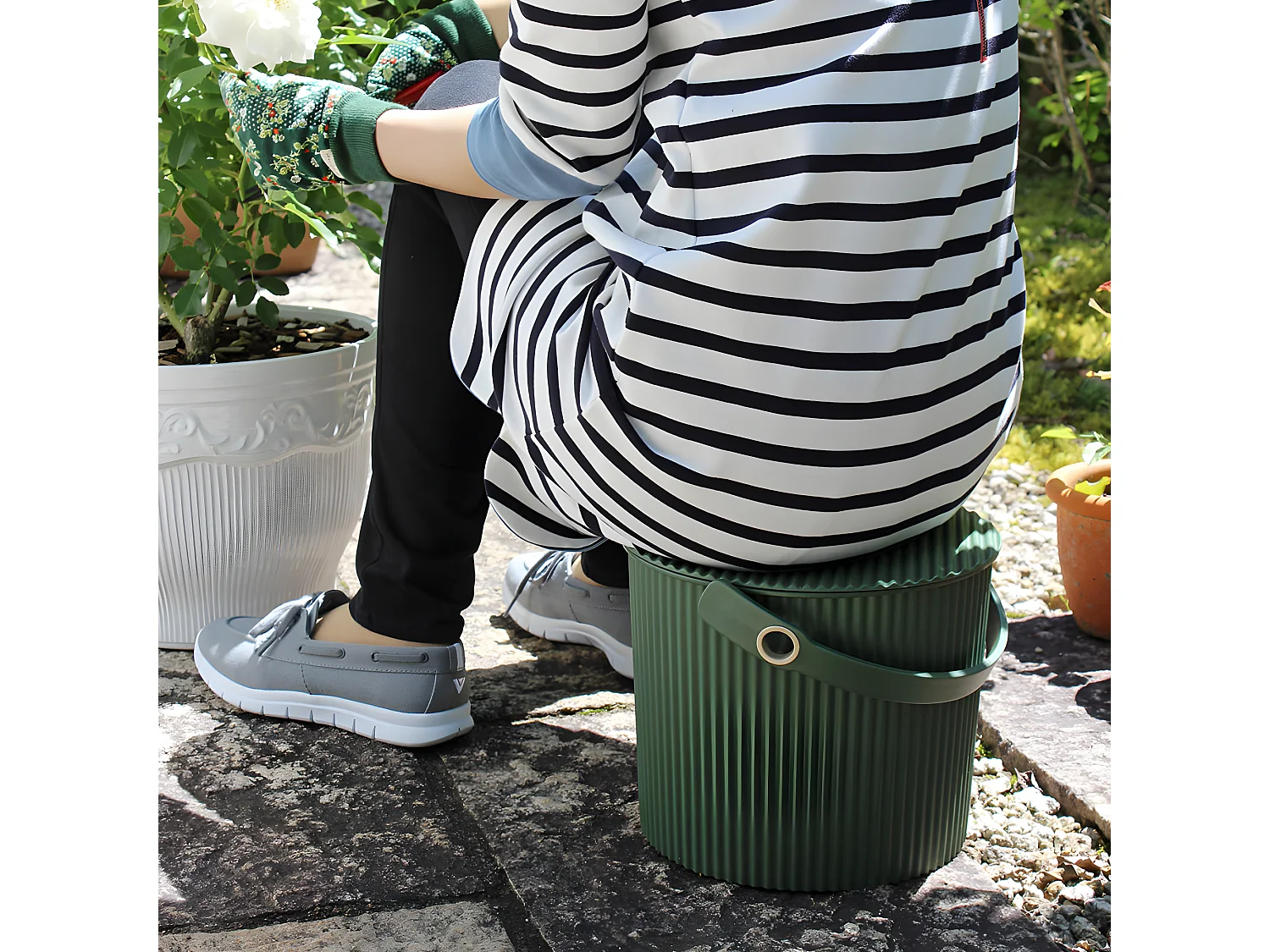 Seau Omni Outil S 8L Vert  Hachiman