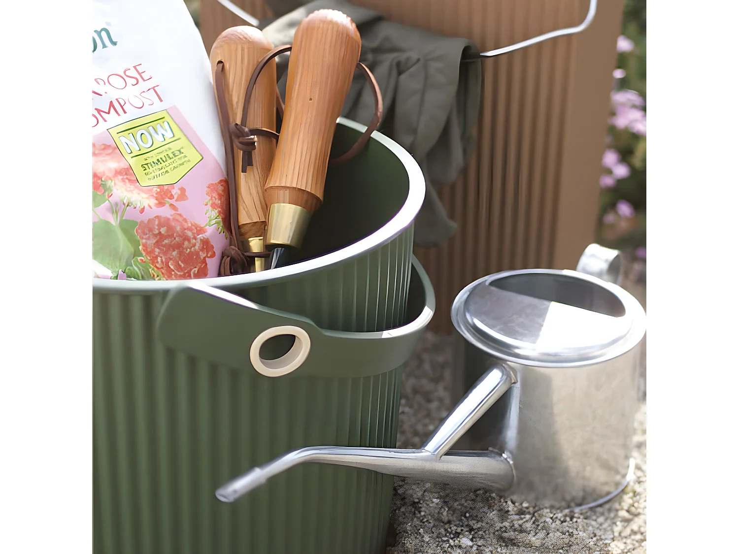 Seau Omni Outil M 10L Vert  Hachiman