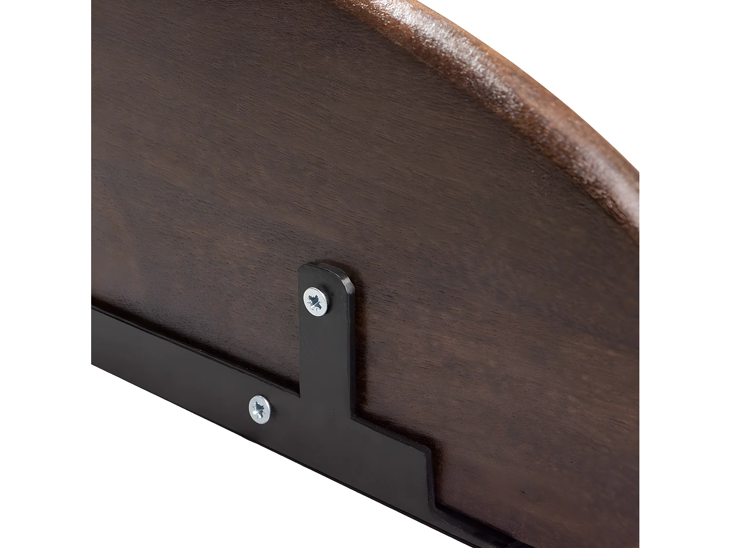 Layer - Lot de 2 étagères murales en bois - Bois foncé