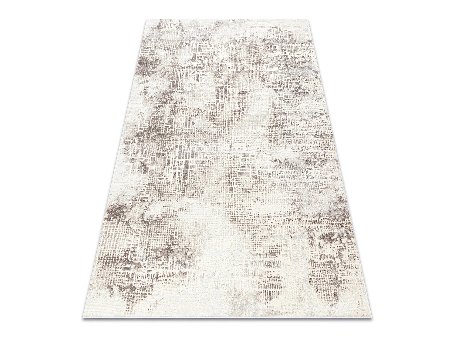 Tapijt CORE W9786 Abstraction - structureel, twee lagen vlies, beige 200x290 cm