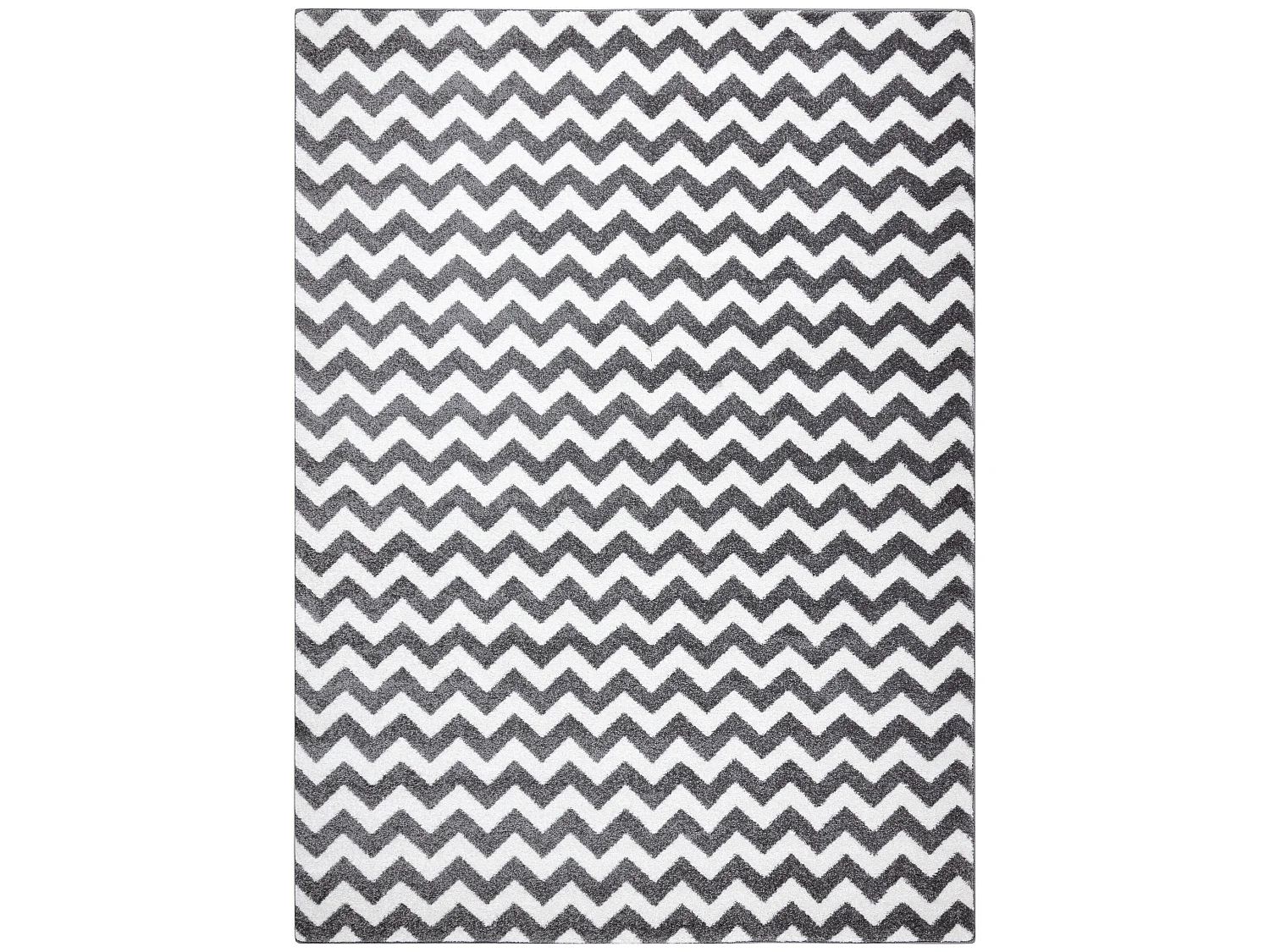 Tapis SKETCH - F561 gris et blanc - Zigzag 140x190 cm