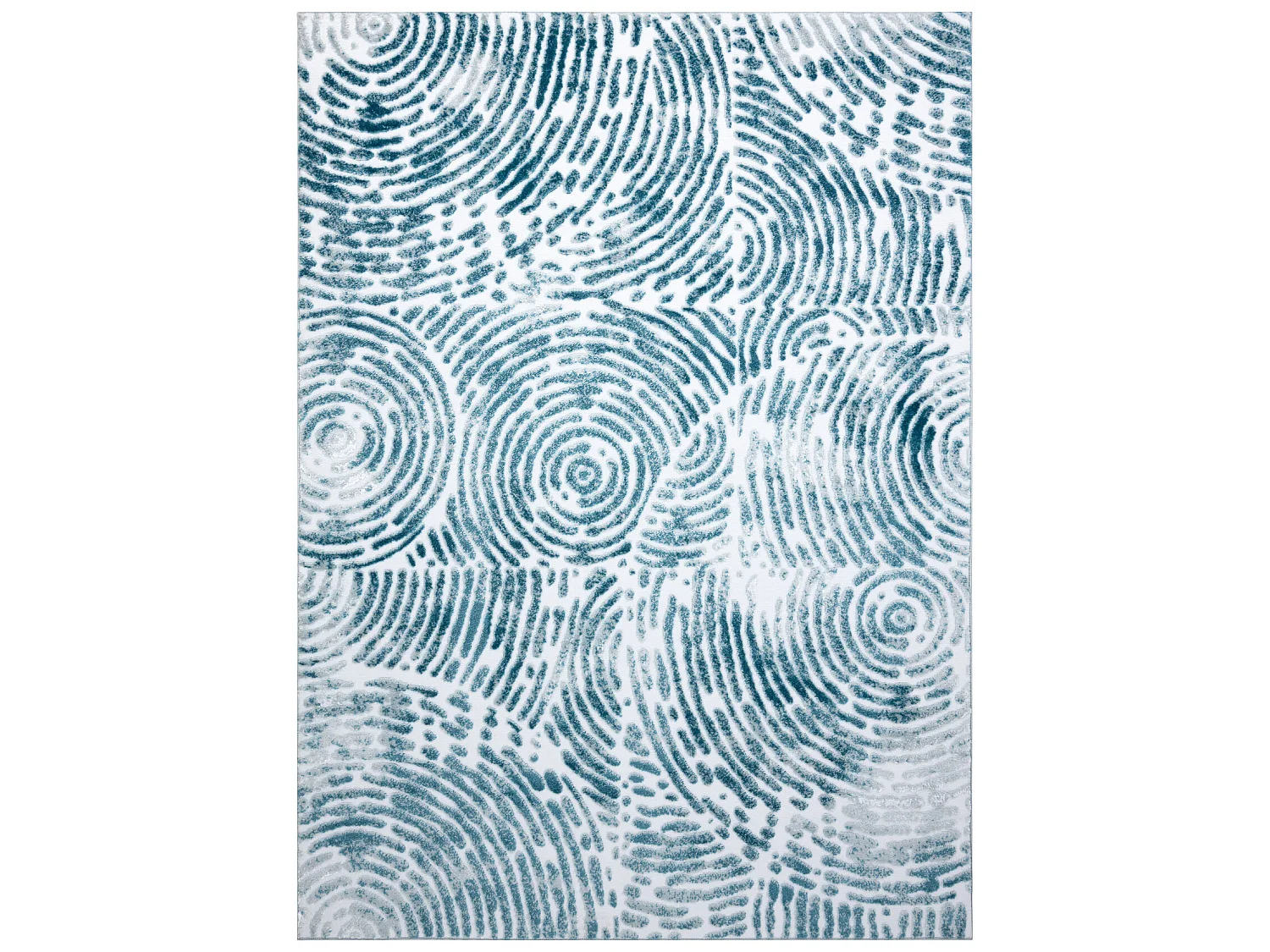 Tapis MEFE moderne 8725 cercles Empreinte digitale - Structural deux n 140x190 cm