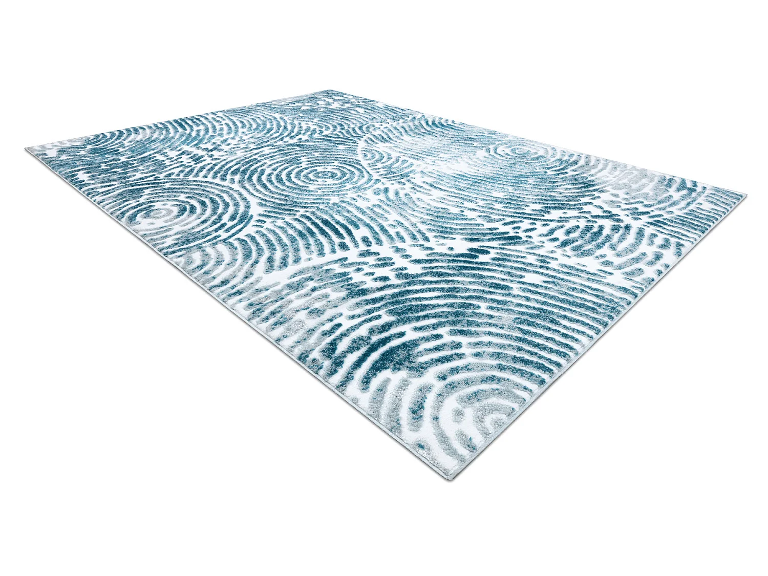 Tapis MEFE moderne 8725 cercles Empreinte digitale - Structural deux n 140x190 cm