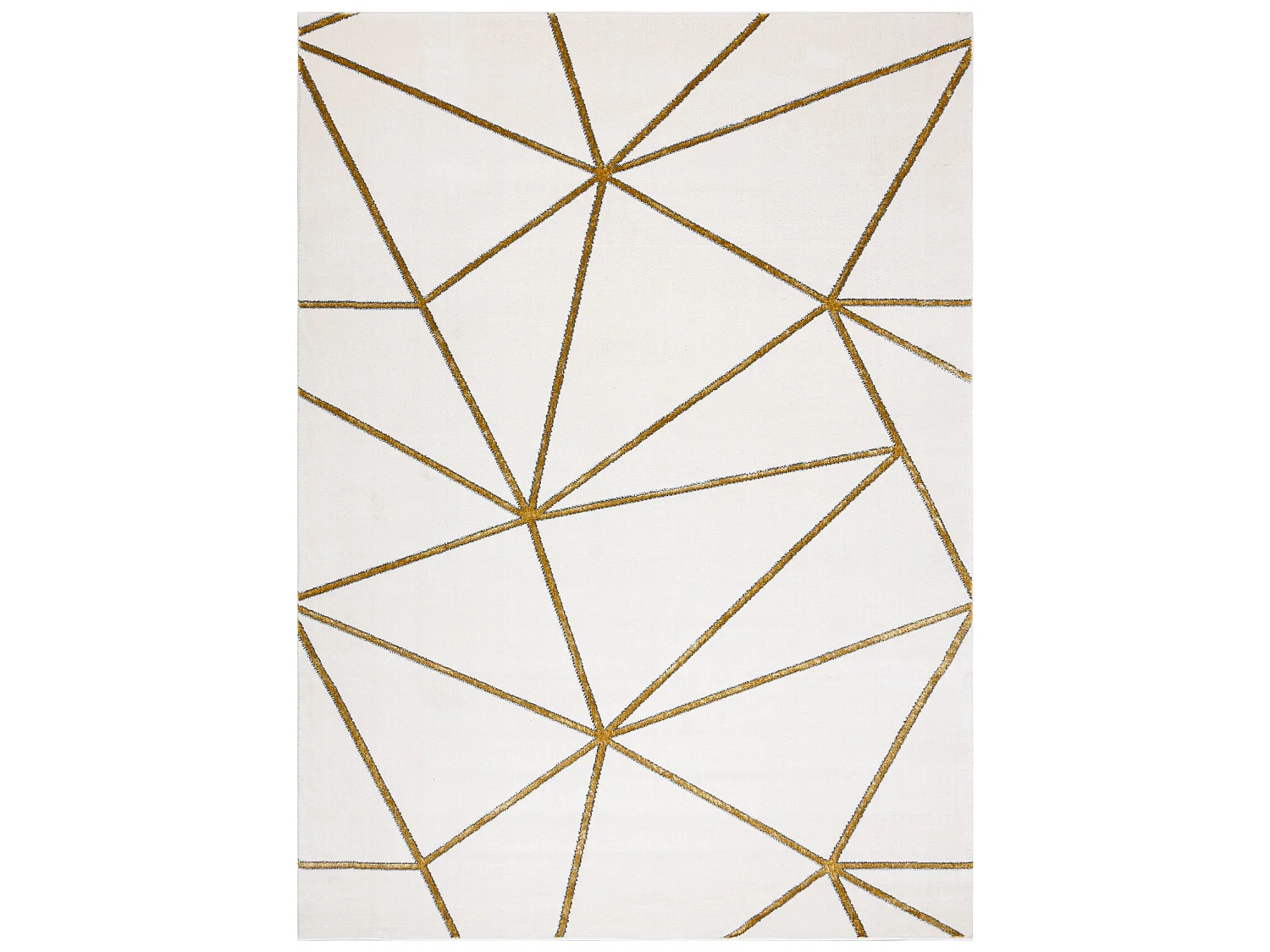 Tapijt EMERALD exclusief 1013 glamour, stijlvol geometrisch room / gou 120x170 cm