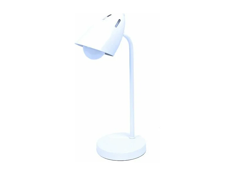 Lampe de bureau 30 cm en métal blanc laqué - LUXO