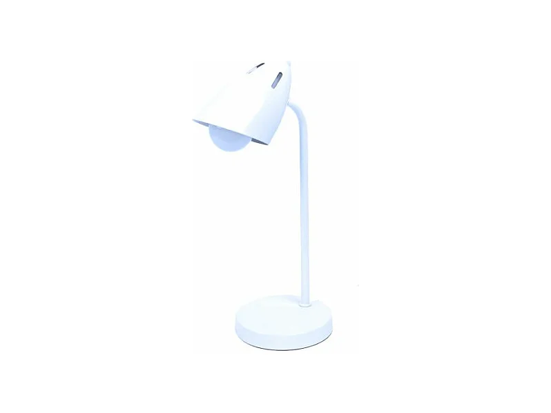 Lampe de bureau 30 cm en métal blanc laqué - LUXO