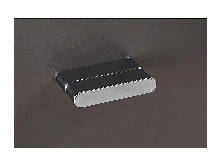 Meuble TV 150 cm 2 portes 1 tiroir décor chêne et gris - MARBELLA