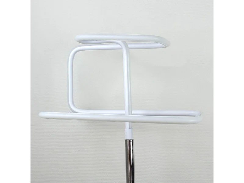 Lampe LED 66 cm design abstrait pied métal chromé - SQUARE