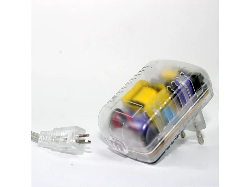 Lampe LED 66 cm design trèfle pied métal chromé - CLOVER