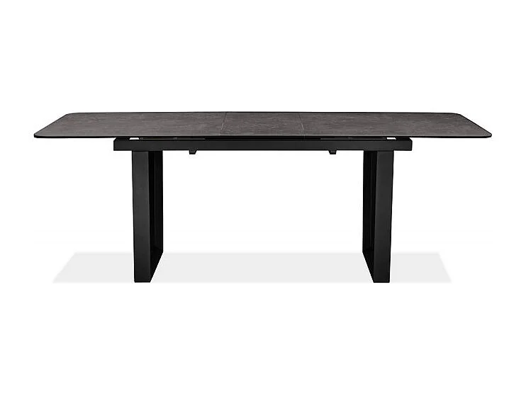 Table extensible 176/216 cm plateau céramique gris anthracite - VERONA