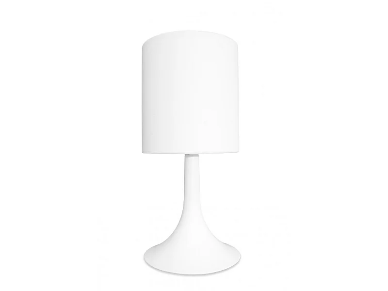 Lot de 2 petites lampes de chevet blanc et doré - SIMPLY 3729