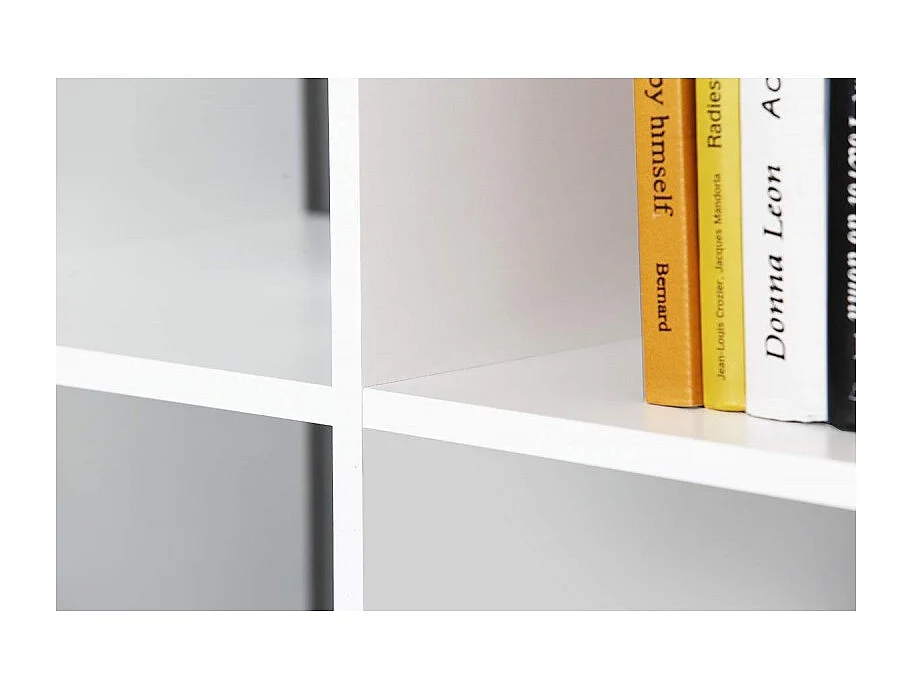 Étagère cube 15 casiers décor blanc - Classico