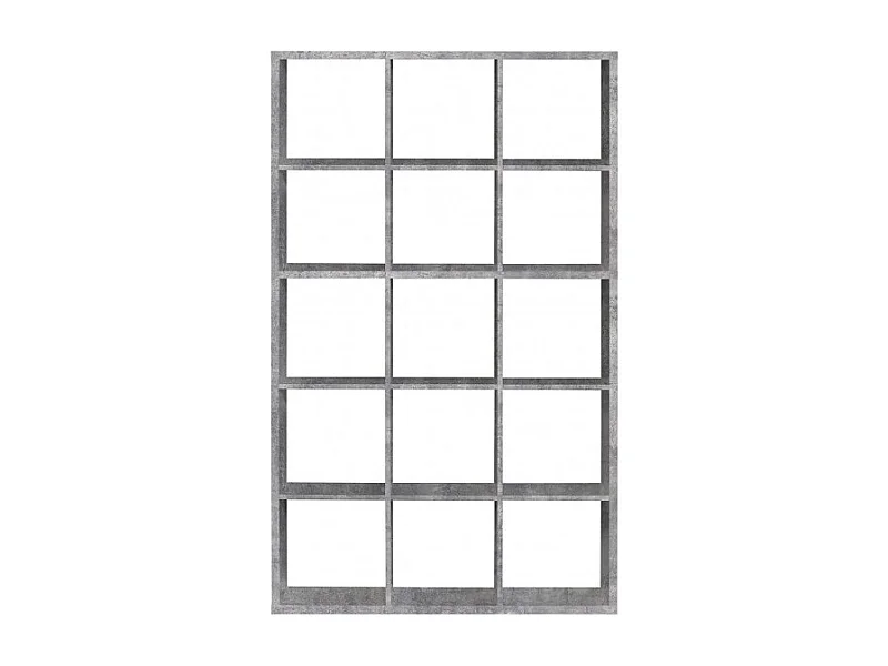 Étagère cube 15 casiers décor béton - Classico