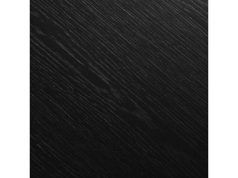 Bibliothèque 6 étagères L.180 cm en métal et décor bois noir - CONCEPT