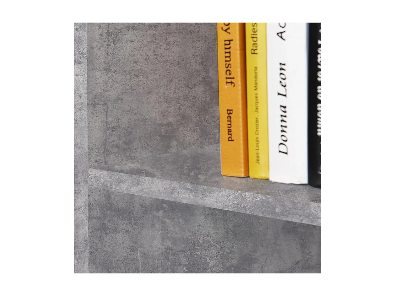 Etagère cube 4 casiers décor béton - Classico