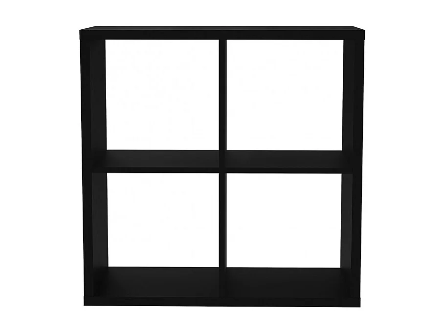Etagère cube 4 casiers noir mat - CLASSICO