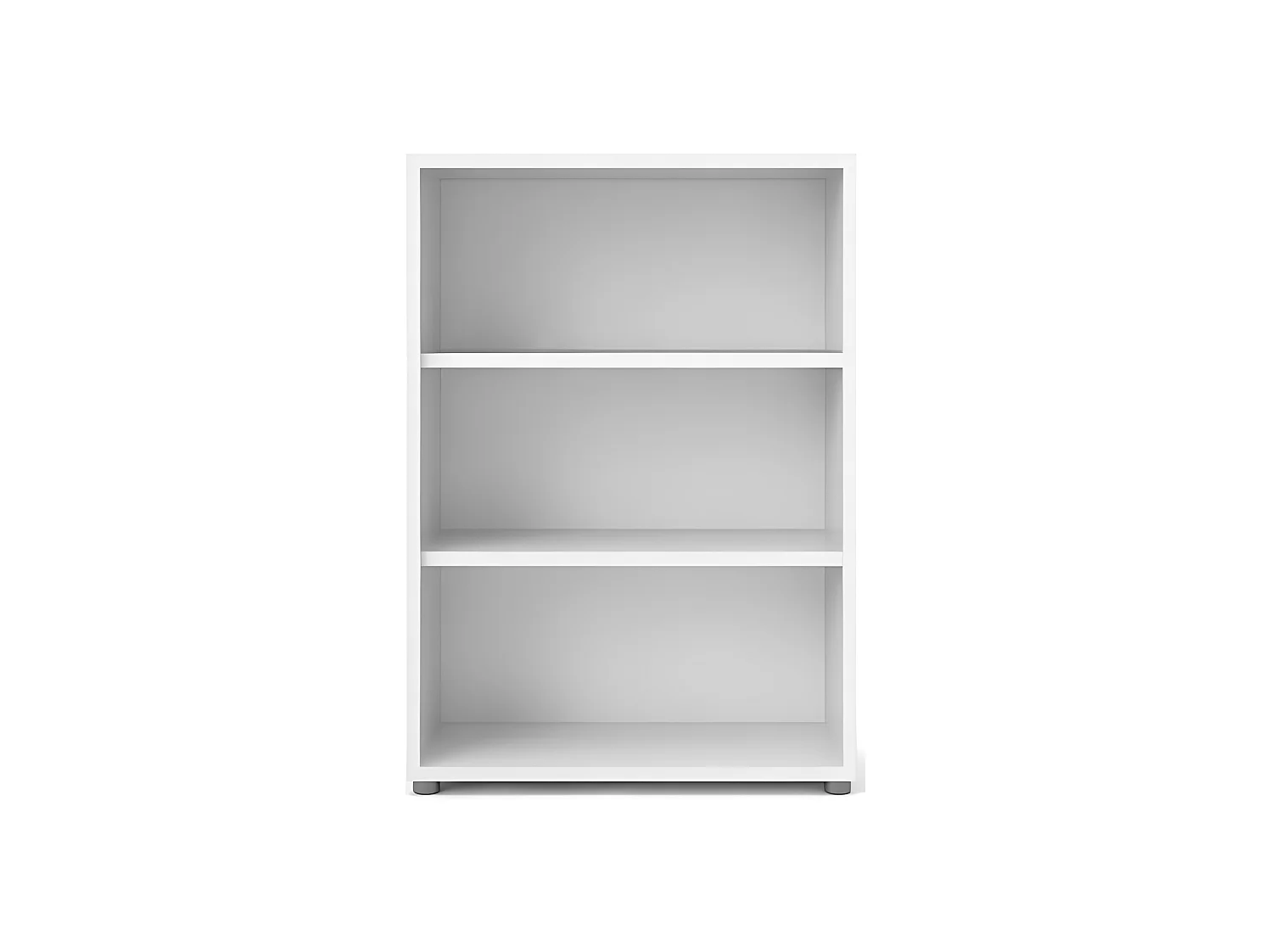 Bibliothèque 2 tablettes blanc Hauteur 111 cm PM - REVERSO