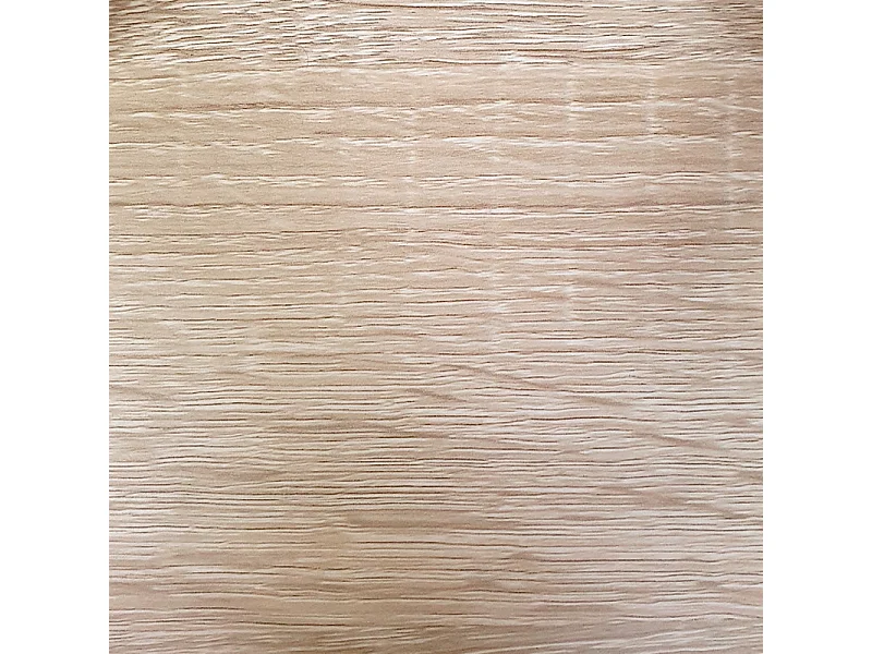 Bibliothèque H. 125 cm en verre trempé et 3 étagères décor chêne - ICE