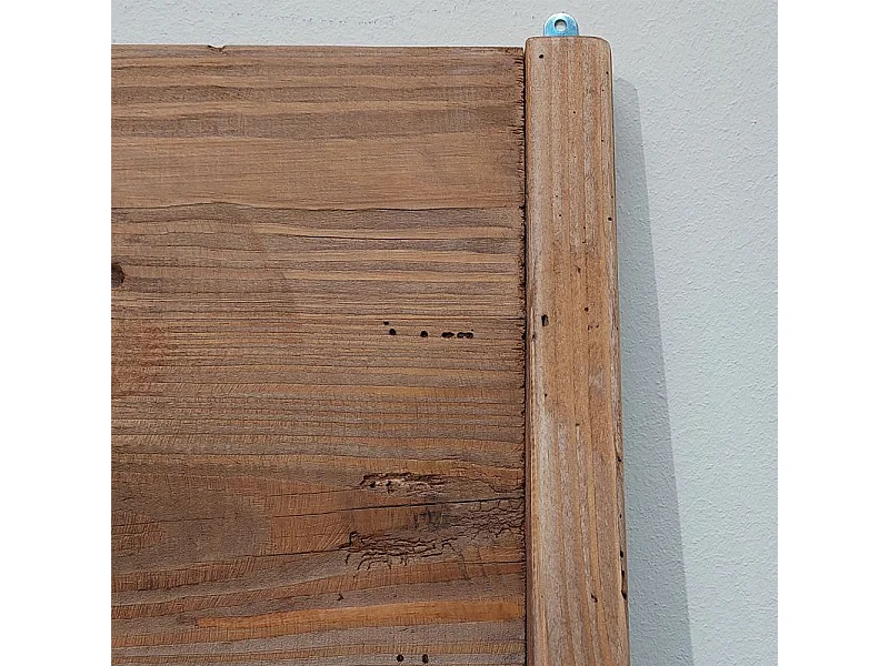 Bibliothèque échelle inclinée 200 cm en bois massif recyclé - CHALET