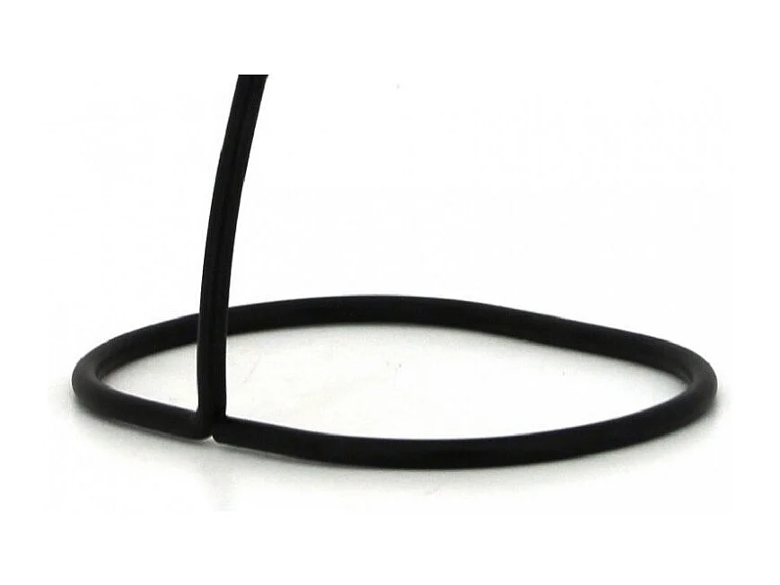 Lot de 2 miroirs pivotants et détachables en bois et métal noir - ZOOM