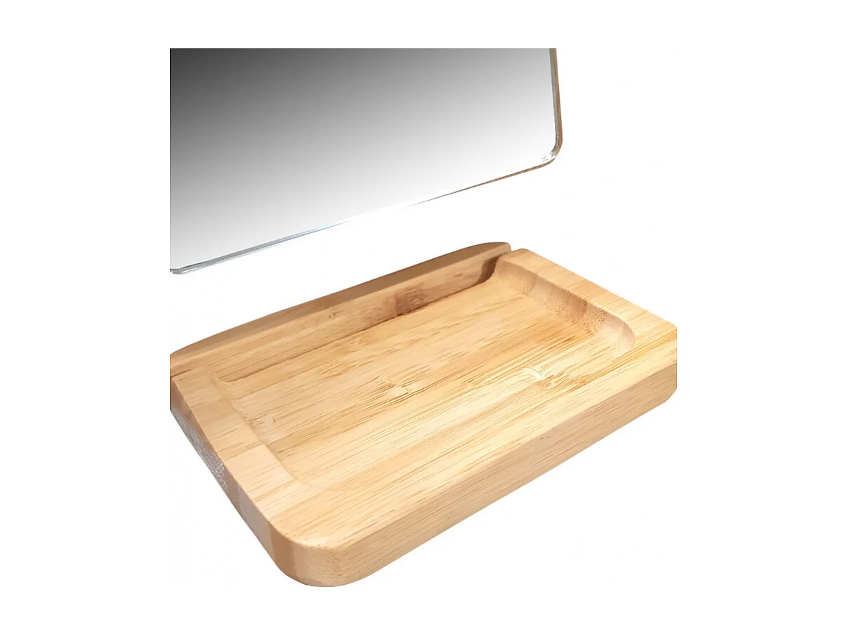 Miroir à poser rectangulaire support bois - NEIGE 2843