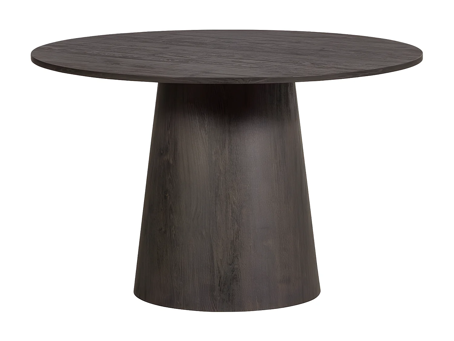 Maan - Table à manger 4 personnes en bois - Bois foncé