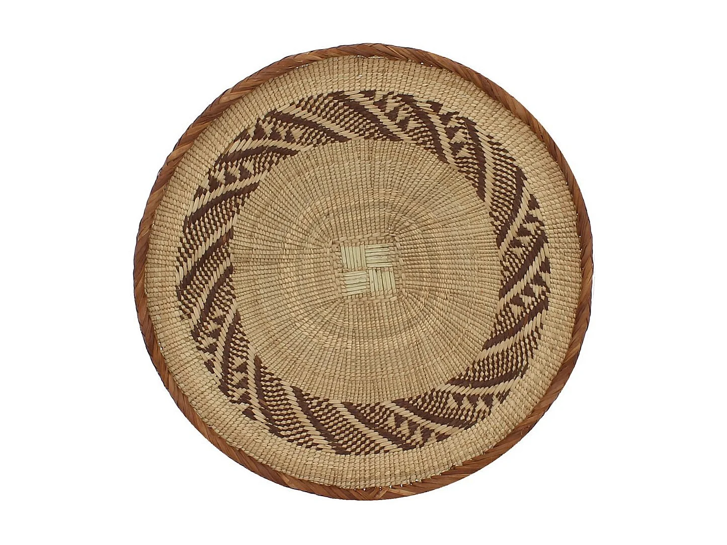 Now's Home - Panier Mural Decoratif Tisse A La Main Zimbabwe 33/38cm Taille S Limpo