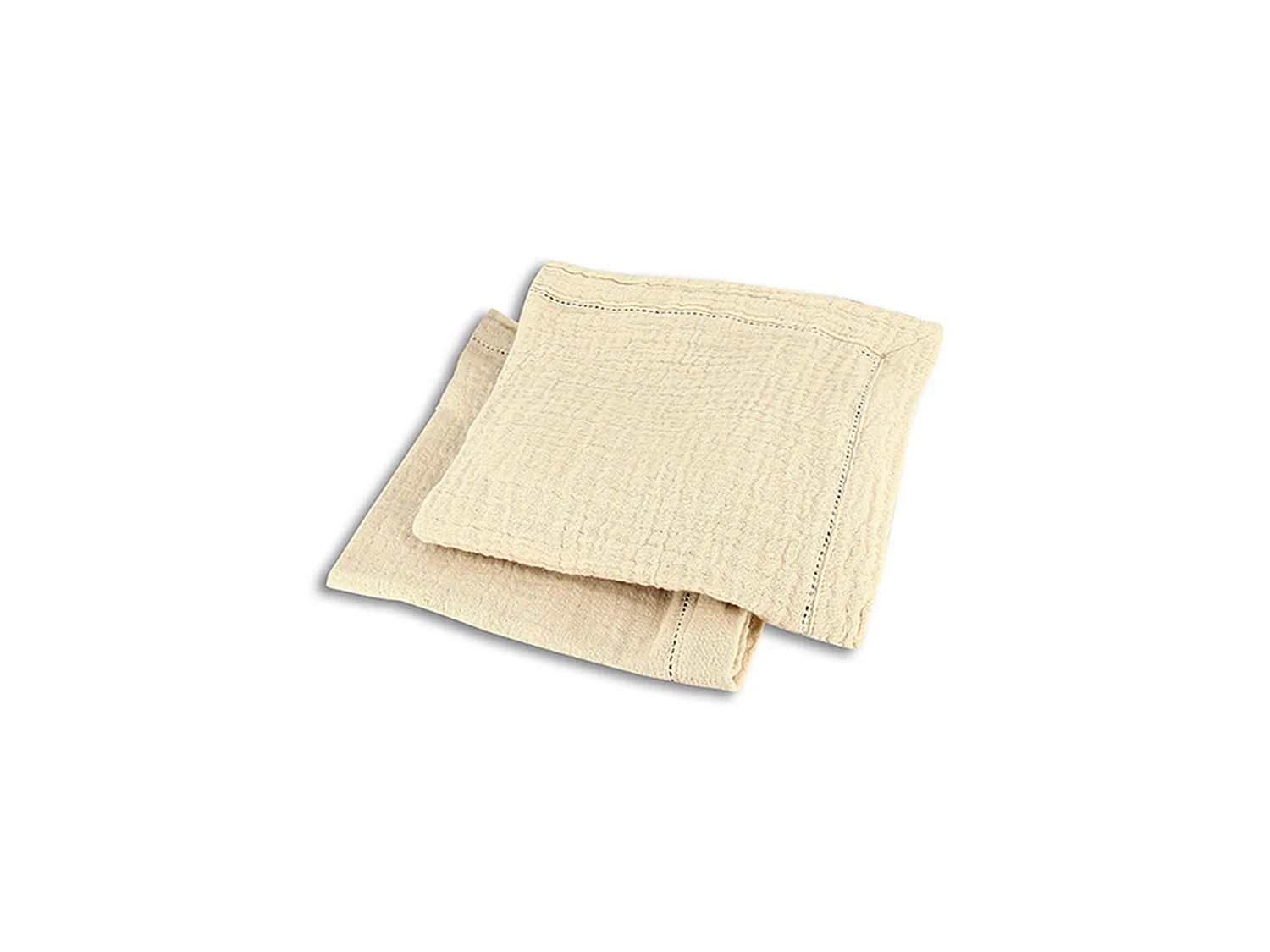 Ogo Living - Lot De 2 Serviettes De Table Origin 40x40cm En Coton Cumin