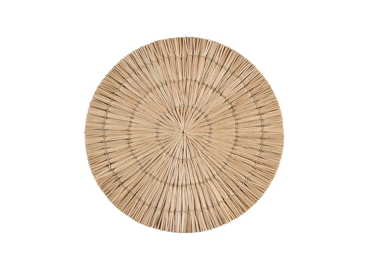 Now's Home - Lot De 4 Sets De Table En Rotin-coloris Naturel O38 Cm Paros