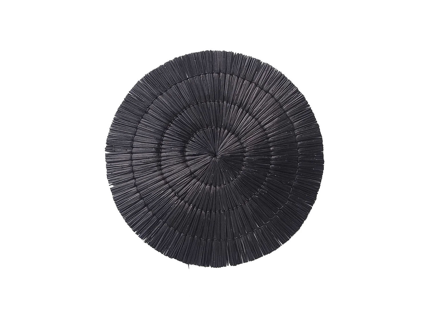 Now's Home - Lot 4 Sets De Table Rond En Rotin