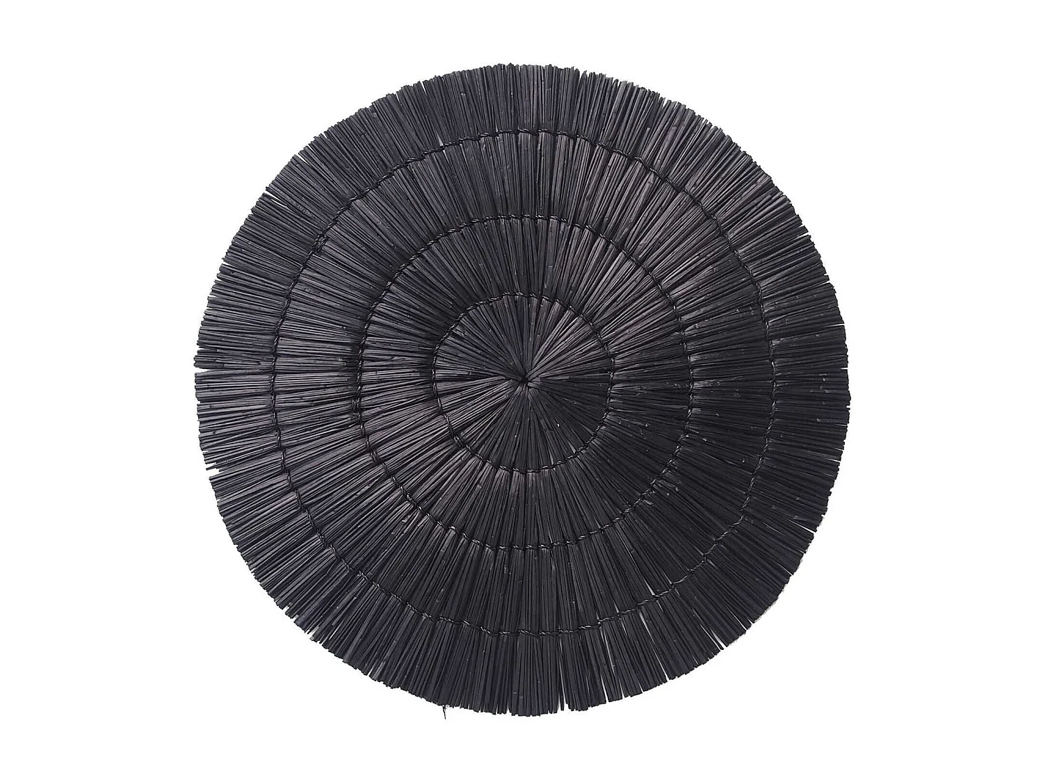 Now's Home - Lot 4 Sets De Table Rond En Rotin