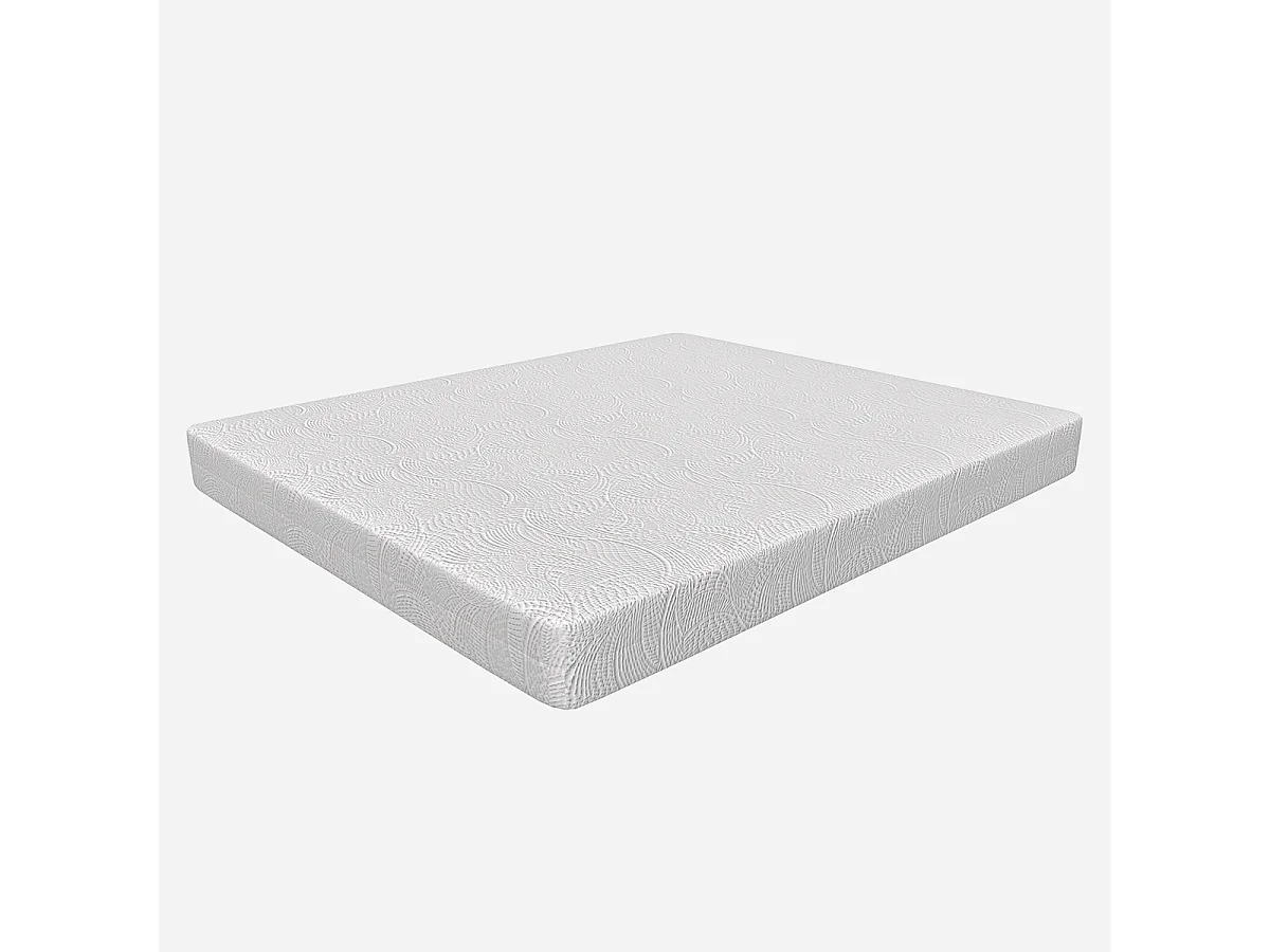 Materasso Sfoderabile Memory 140x200 cm Alla Francese - Alto 20 cm, Anallergico, Antiacaro, Traspirante | One